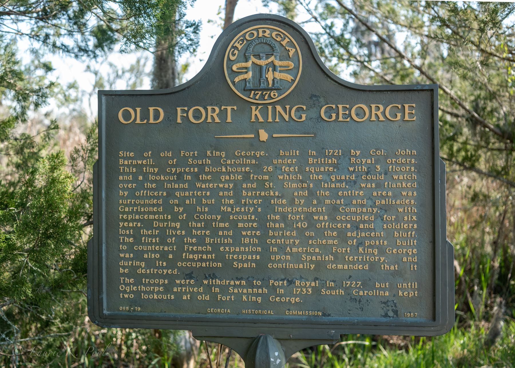 Ft. King George Marker